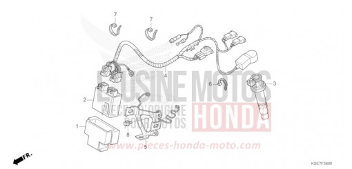 WIRE HARNESS CRF150RBS de 2025